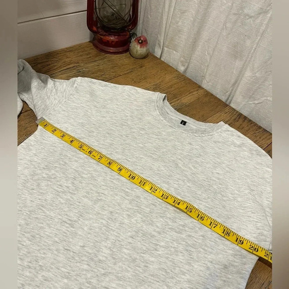 🩶 LAZYPANTS Grey Crewneck Sweatshirt – Size S - Picture 3 of 10